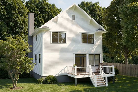 Exterior - Other Elevation for Country House Plan #79-354 - 3 bed, 2.5 bath