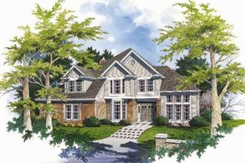 Home Plan - Traditional Exterior - Front Elevation Plan #48-140