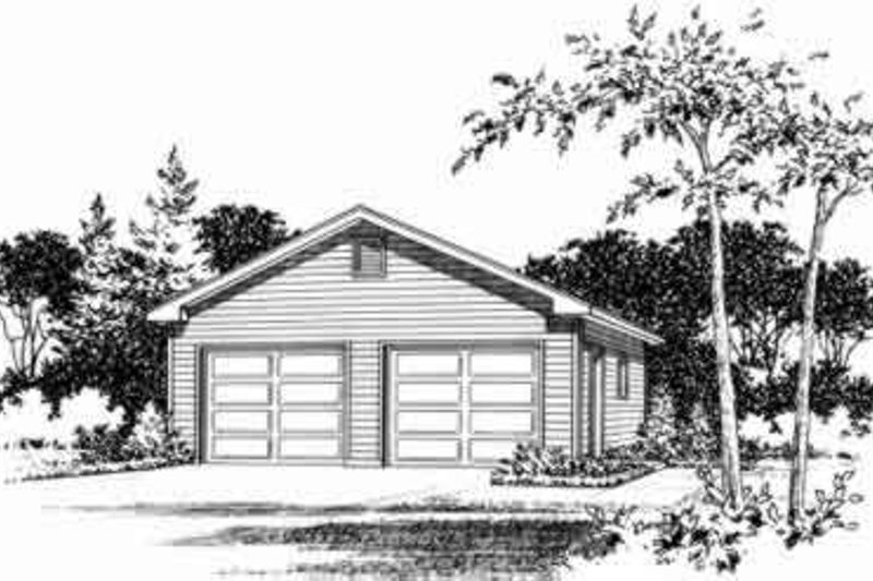 Architectural House Design - Traditional Exterior - Front Elevation Plan #22-443