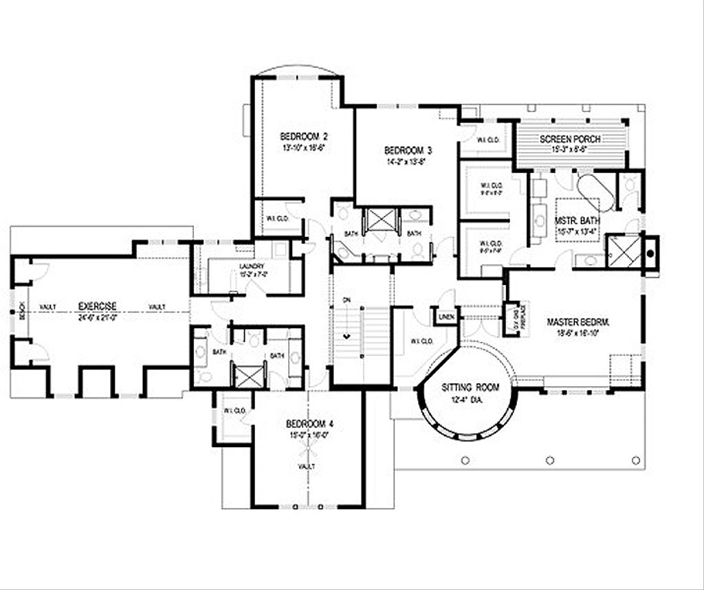 Traditional Style House Plan 4 Beds 4 Baths 5342 Sq Ft Plan 56 604