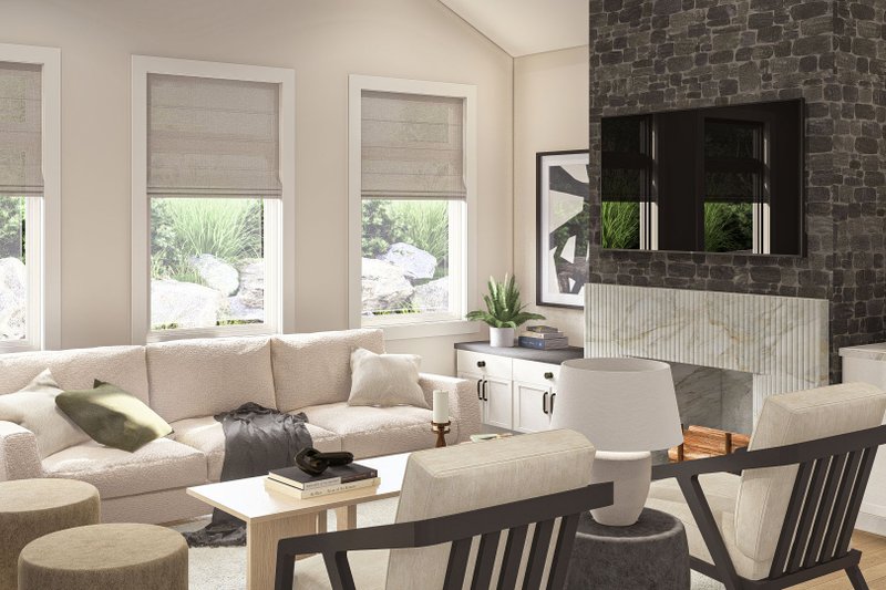 Dream House Plan - Interior - Family Room 2 for Craftsman House Plan #455-301 - 3 bed, 2.5 bath