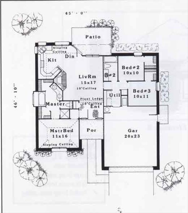 Traditional Floor Plan - Main Floor Plan #310-887