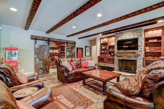 Interior - Family Room for Craftsman House Plan #54-416 - 3 bed, 2.5 bath