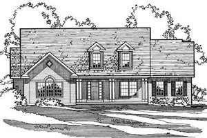 Traditional Exterior - Front Elevation Plan #31-133