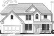 Traditional Style House Plan - 4 Beds 3.5 Baths 2620 Sq/Ft Plan #67-751 