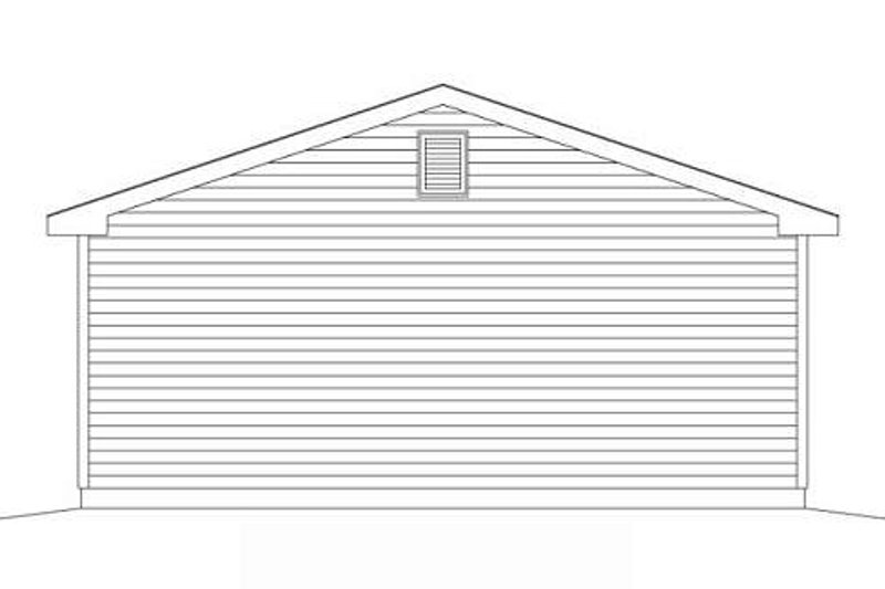 Dream House Plan - Exterior - Rear Elevation for Traditional House Plan #22-533, 0 bath