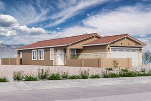 Adobe / Southwestern Exterior - Other Elevation Plan #1106-4