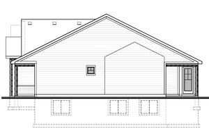 Exterior - Other Elevation 1 for Ranch House Plan #1073-41 - 2 bed, 2.5 bath