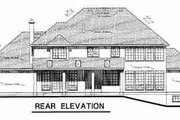 European Style House Plan - 3 Beds 3.5 Baths 3454 Sq/Ft Plan #18-9117 