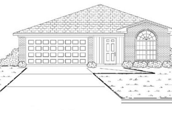 Exterior - Other Elevation for Traditional House Plan #84-303 - 3 bed, 2 bath