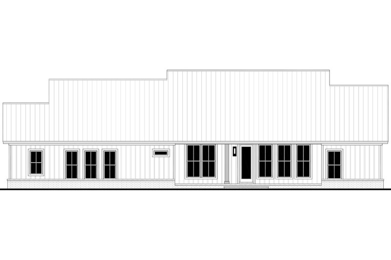 House Blueprint - Exterior - Rear Elevation for Farmhouse House Plan #430-368 - 3 bed, 2.5 bath
