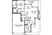 European Style House Plan - 3 Beds 3.5 Baths 2653 Sq/Ft Plan #70-860 