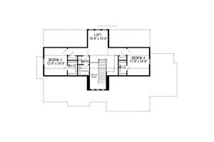 Floor Plan - Upper Floor for Ranch House Plan #920-83 - 6 bed, 4.5 bath