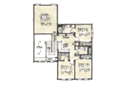Craftsman Style House Plan - 4 Beds 3.5 Baths 2552 Sq/Ft Plan #20-249 