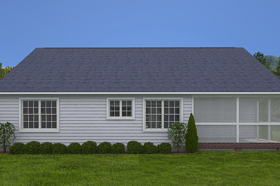 Exterior - Other Elevation 2 for Ranch House Plan #1082-6 - 3 bed, 2 bath