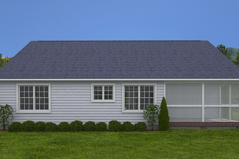 Home Plan - Exterior - Other Elevation 2 for Ranch House Plan #1082-6 - 3 bed, 2 bath