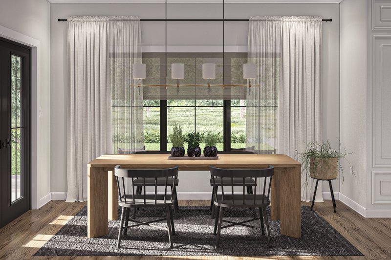 House Plan Design - Interior - Dining Room for Farmhouse House Plan #455-440 - 3 bed, 2.5 bath