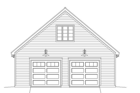 Exterior - Front Elevation 3 for Country House Plan #932-132, 0 bath