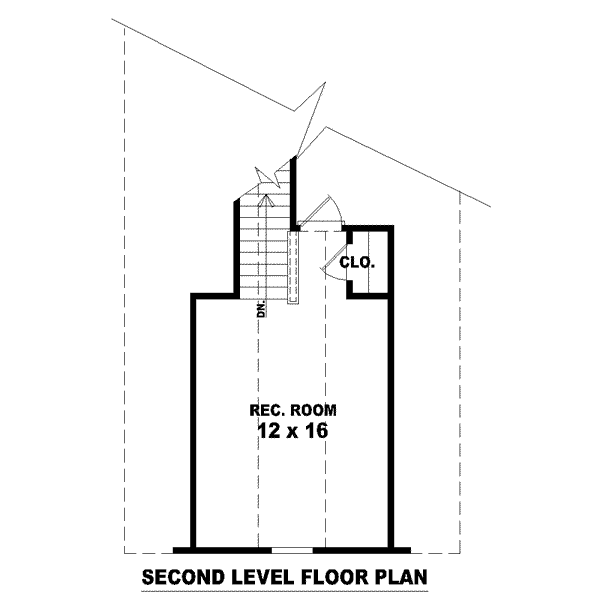 European Floor Plan - Upper Floor Plan #81-1425