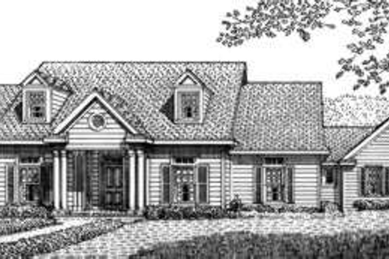 Home Plan - Country Exterior - Front Elevation Plan #410-242