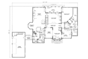 European Style House Plan - 4 Beds 5 Baths 7338 Sq/Ft Plan #17-2278 