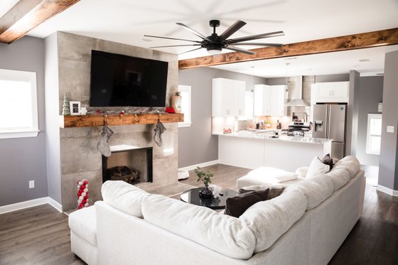 Interior - Family Room for Contemporary House Plan #932-453 - 3 bed, 3.5 bath