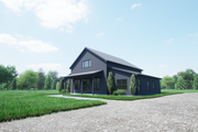 Barndominium Style House Plan - 3 Beds 2 Baths 1620 Sq/Ft Plan #1116-30 Exterior 