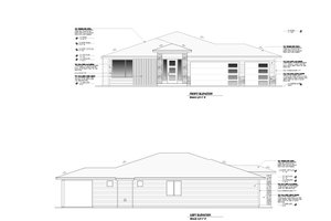 Exterior - Other Elevation for Ranch House Plan #53-683 - 4 bed, 2 bath