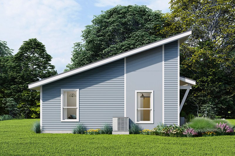 Home Plan - Exterior - Other Elevation for Modern House Plan #124-1361 - 1 bed, 1 bath
