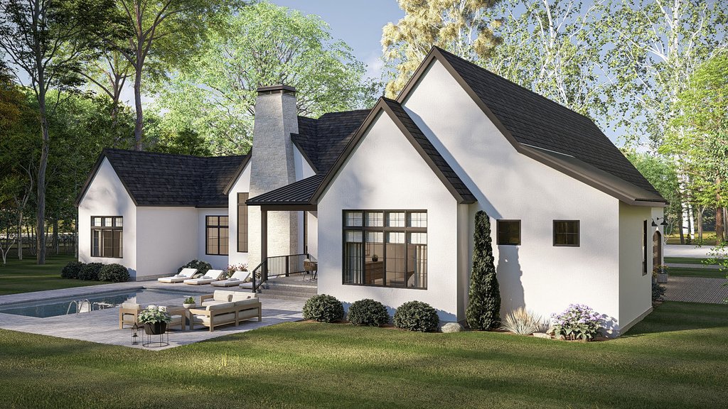 Exterior - Other Elevation 1 for Cottage House Plan #455-784 - 3 bed, 2.5 bath