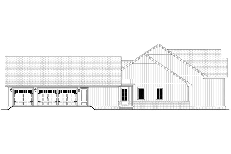 House Blueprint - Exterior - Other Elevation for Farmhouse House Plan #430-334 - 4 bed, 3.5 bath