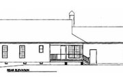 Country Style House Plan - 3 Beds 2 Baths 1253 Sq/Ft Plan #41-105 