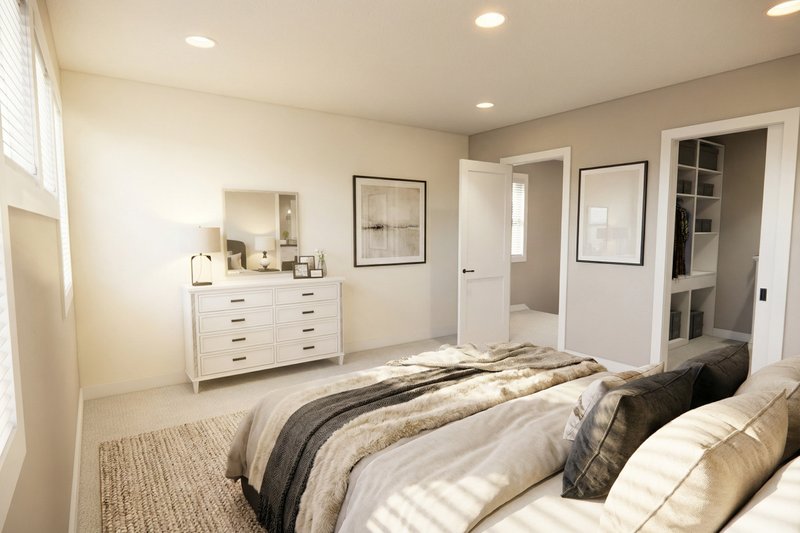 House Design - Interior - Master Bedroom for Farmhouse House Plan #51-1518 - 4 bed, 2.5 bath