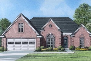 Traditional Exterior - Front Elevation Plan #424-301
