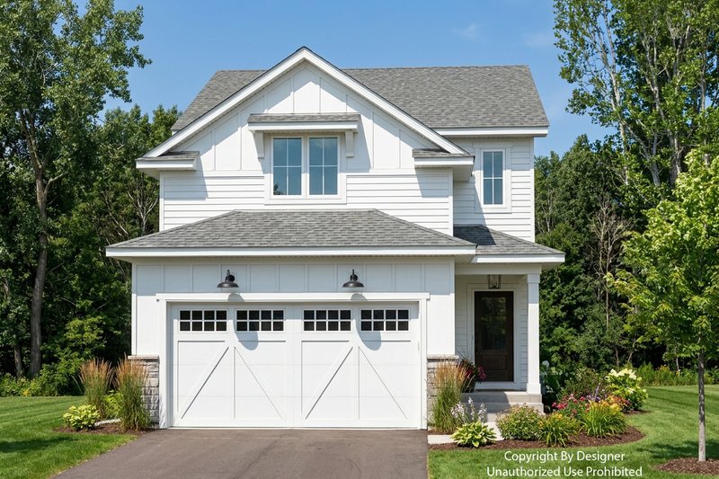 Dream House Plan - Exterior - Front Elevation 3 for Farmhouse House Plan #51-1542 - 3 bed, 2.5 bath