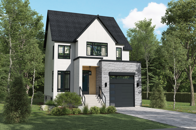 House Plan Design - Farmhouse Exterior - Front Elevation Plan #25-4977