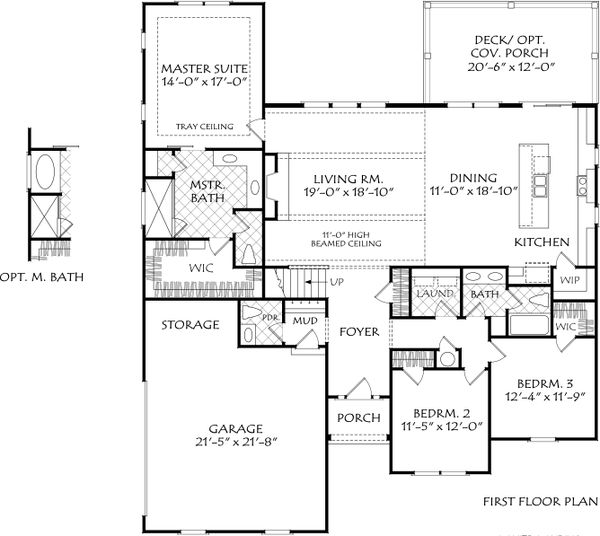 Home Plan - Farmhouse Floor Plan - Main Floor Plan #927-1016