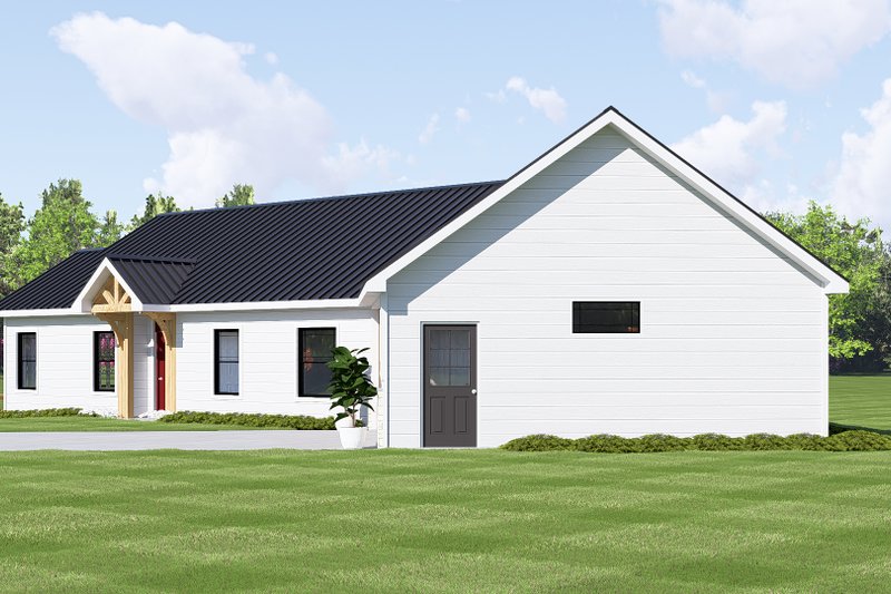 Architectural House Design - Exterior - Other Elevation for Country House Plan #1064-475 - 3 bed, 2 bath