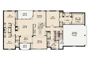 European Style House Plan - 3 Beds 2.5 Baths 2337 Sq/Ft Plan #36-462 