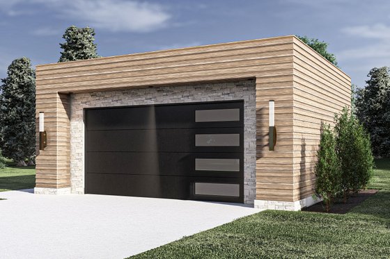 Exterior - Other Elevation for Modern House Plan #455-506, 0 bath