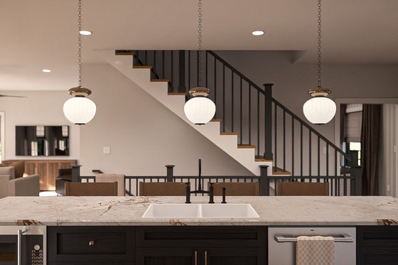 Interior - Kitchen 3 for Farmhouse House Plan #455-687 - 4 bed, 2.5 bath