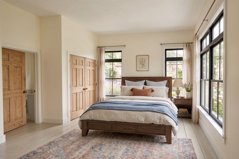 Architectural House Design - Interior - Master Bedroom for Country House Plan #1089-76 - 1 bed, 1 bath
