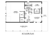 Barndominium Style House Plan - 4 Beds 2.5 Baths 2234 Sq/Ft Plan #1064-424 Floor 