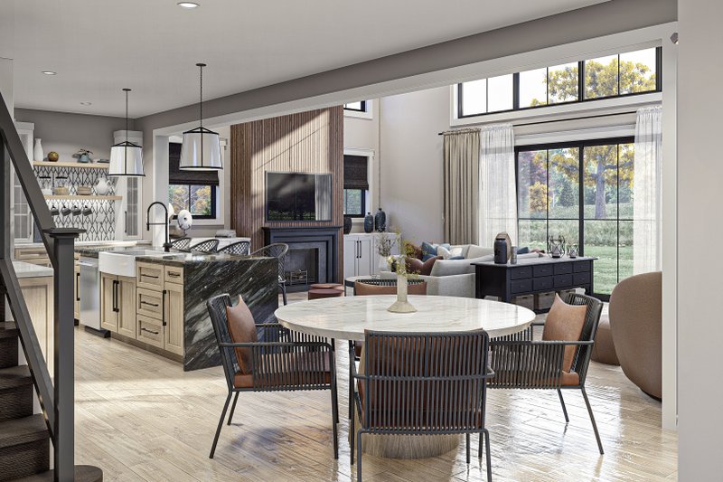 Home Plan - Interior - Dining Room for Modern House Plan #455-587 - 2 bed, 2 bath