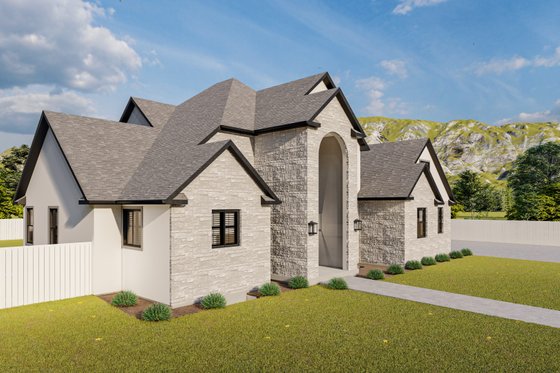 Exterior - Front Elevation 4 for Traditional House Plan #1060-148 - 3 bed, 2.5 bath