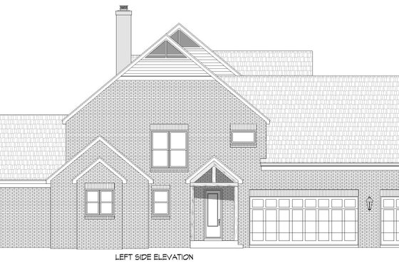 Exterior - Other Elevation for Traditional House Plan #932-791 - 5 bed, 4.5 bath