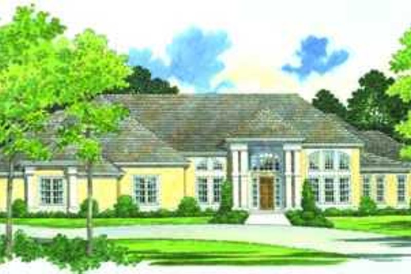 Architectural House Design - Traditional Exterior - Front Elevation Plan #72-162