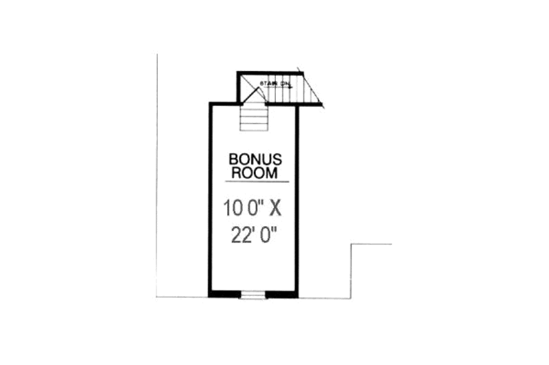 Dream House Plan - Floor Plan - Other Floor for Traditional House Plan #40-236 - 3 bed, 2 bath