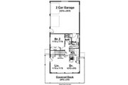 Country Style House Plan - 2 Beds 2 Baths 1152 Sq/Ft Plan #126-248 
