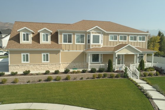 Exterior - Front Elevation 3 for Craftsman House Plan #1060-53 - 3 bed, 2.5 bath